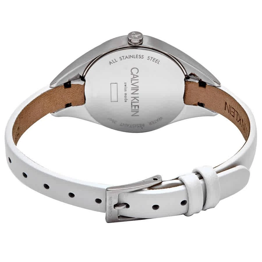 商品Calvin Klein|Calvin Klein Rebel Quartz White and Silver Dial Ladies Watch K8P231L6,价格¥262,第3张图片详细描述
