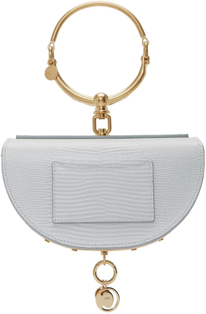 商品Chloé|Blue Lizard Nile Minaudière Bag,价格¥6983,第4张图片详细描述