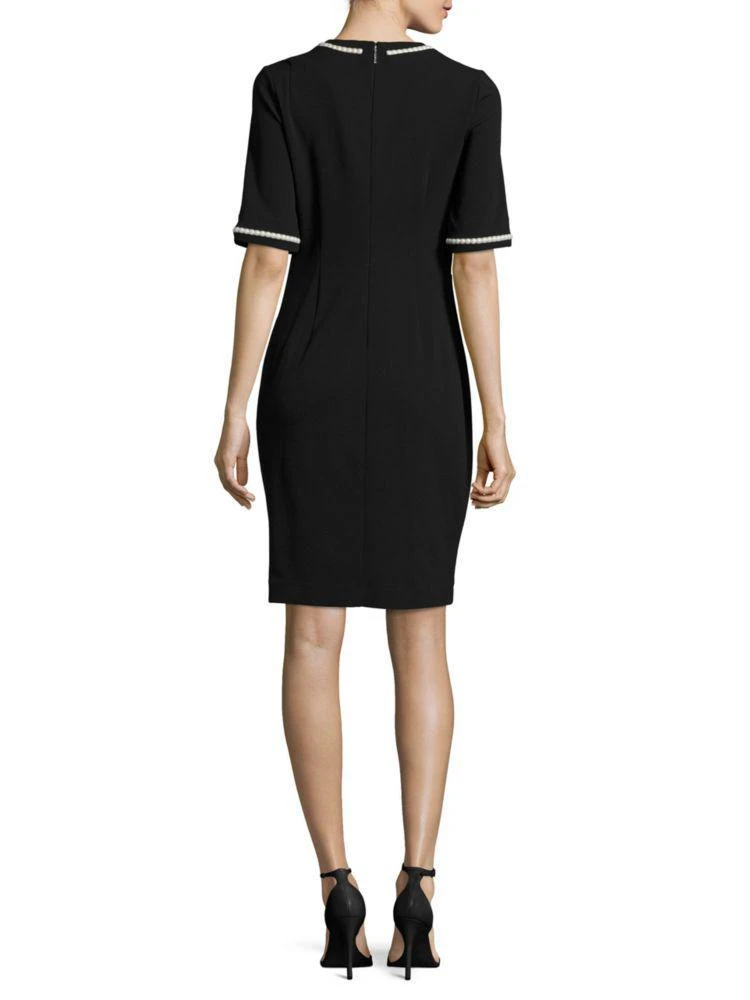 商品Karl Lagerfeld Paris|Embellished Sheath Dress,价格¥375,第2张图片详细描述