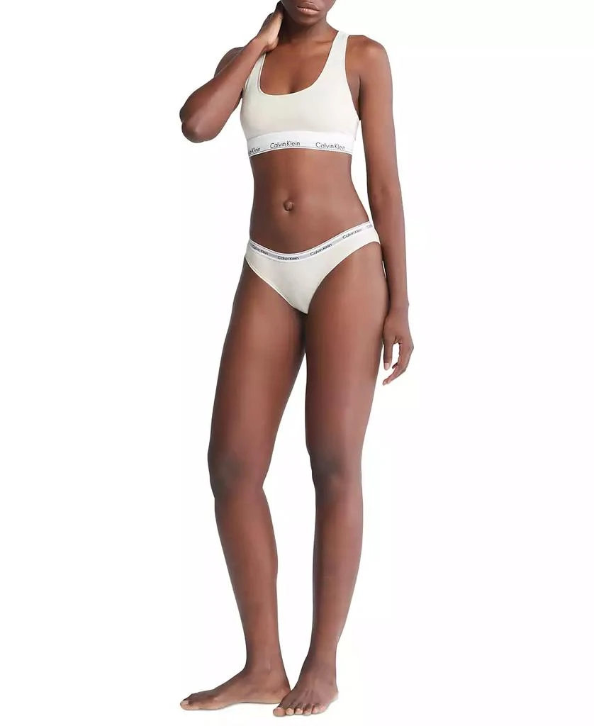 商品Calvin Klein|Women's Modern Logo Low-Rise Bikini Underwear QD5044,价格¥47,第4张图片详细描述