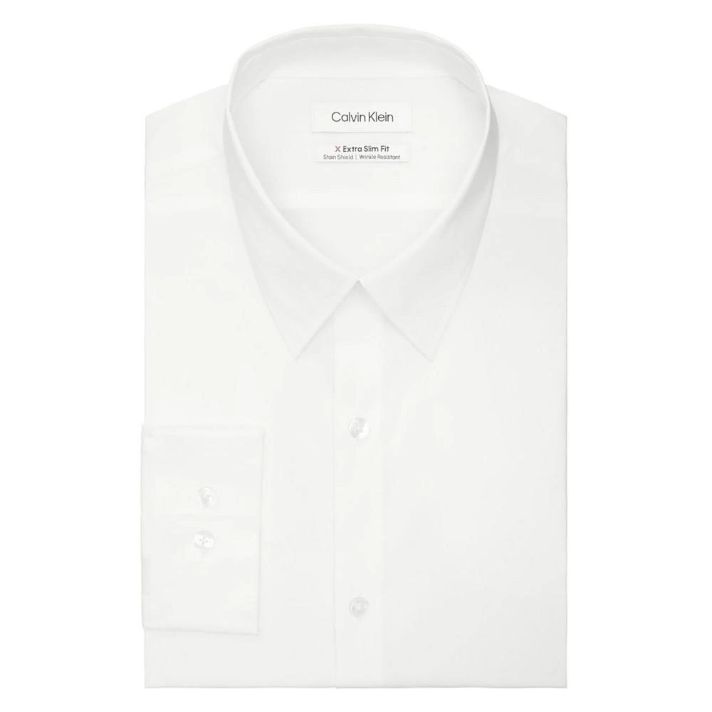 商品Calvin Klein|Men's Extra Slim Fit Stretch Dress Shirt,价格¥206,第5张图片详细描述