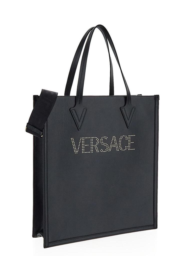 商品Versace|Studded Logo Tote Bag,价格¥10266,第4张图片详细描述