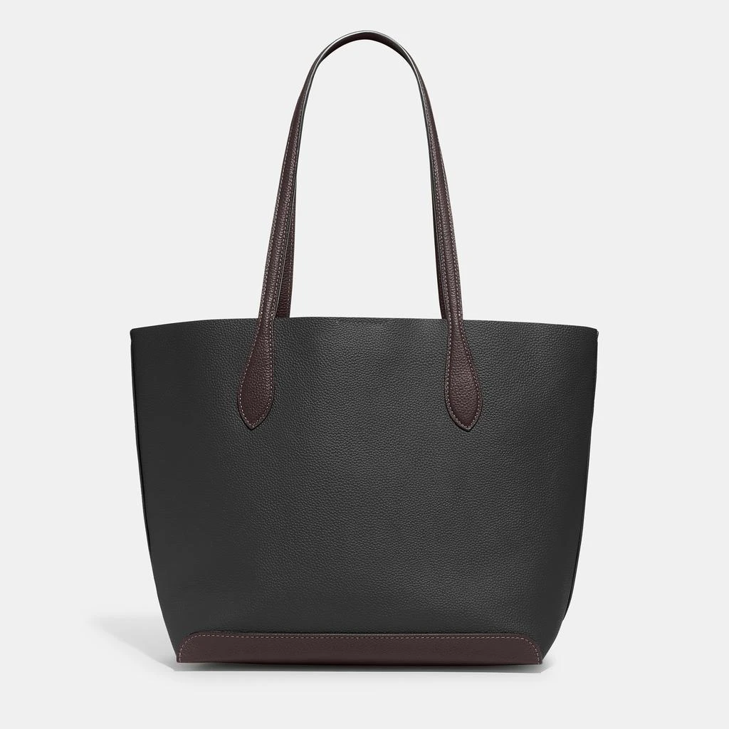 商品Coach|Coach Women's Colourblock Leather Kia Tote Bag - Black Multi,价格¥1196,第3张图片详细描述