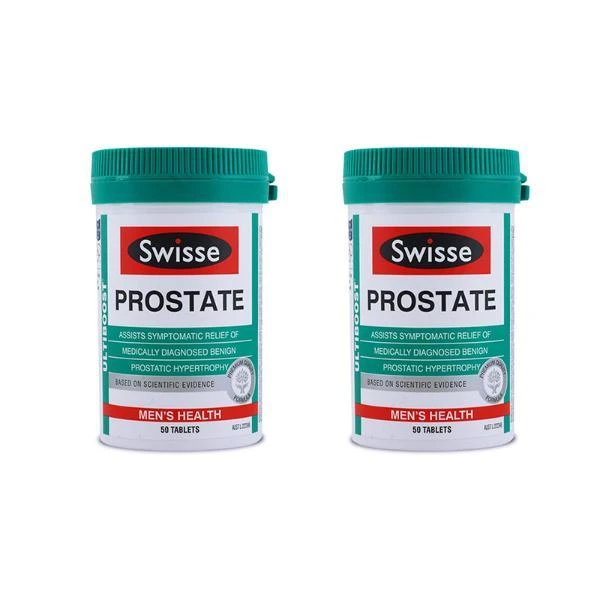 商品Swisse|澳大利亚Swisse斯维思前列康片/锯棕榈番茄红素片50粒*2 （新旧版本随机发货）,价格¥361,第1张图片