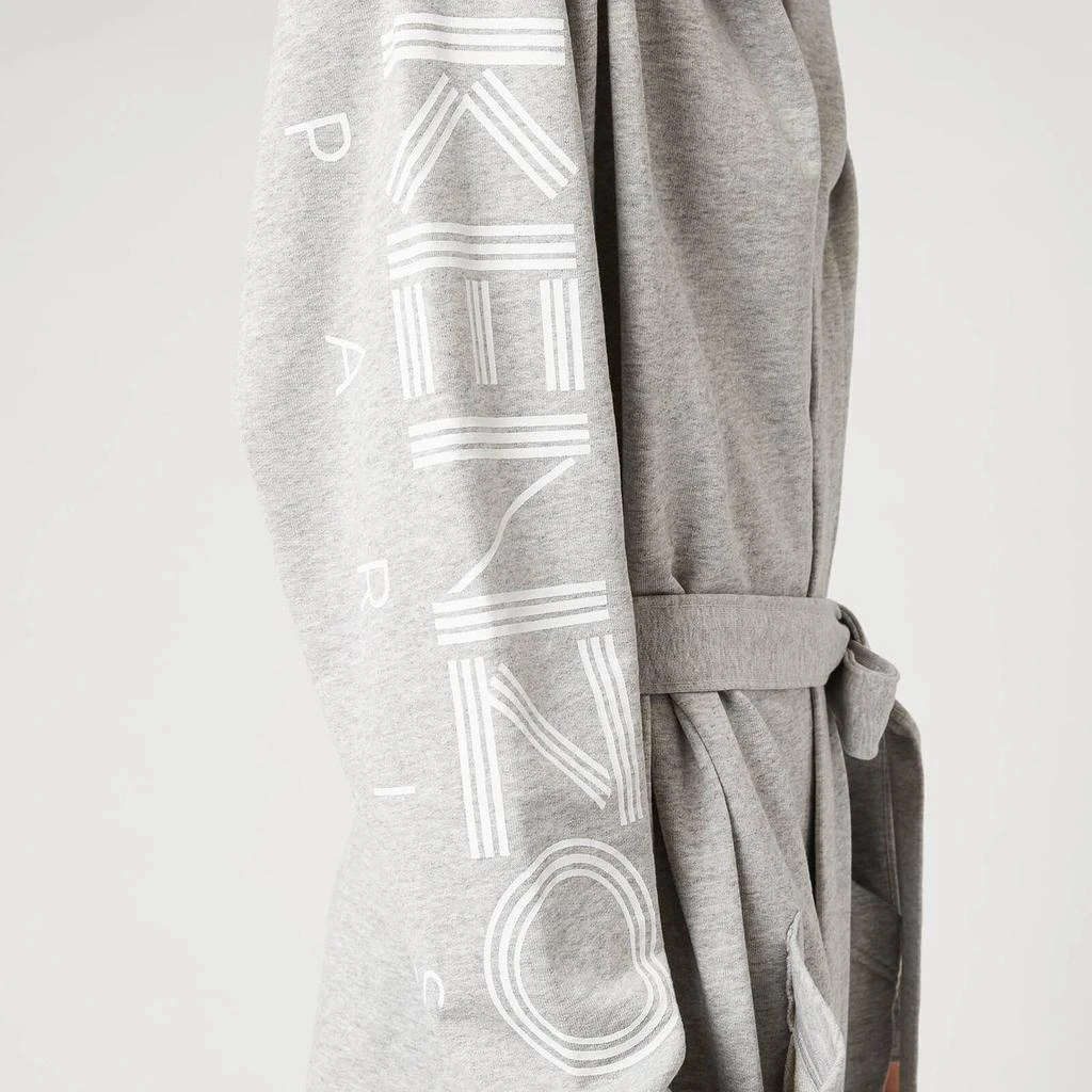 商品Kenzo|KENZO KLogo Bathrobe - Light Grey,价格¥824,第4张图片详细描述