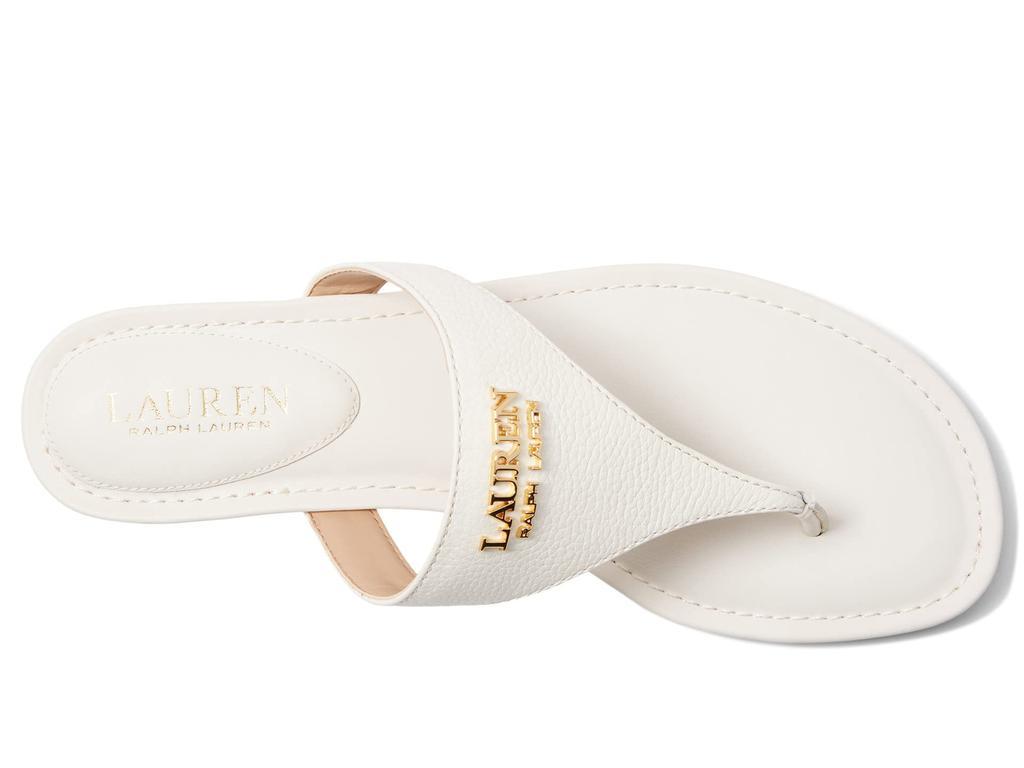 商品Ralph Lauren|Ellah Tumbled Leather Sandal,价格¥519,第4张图片详细描述