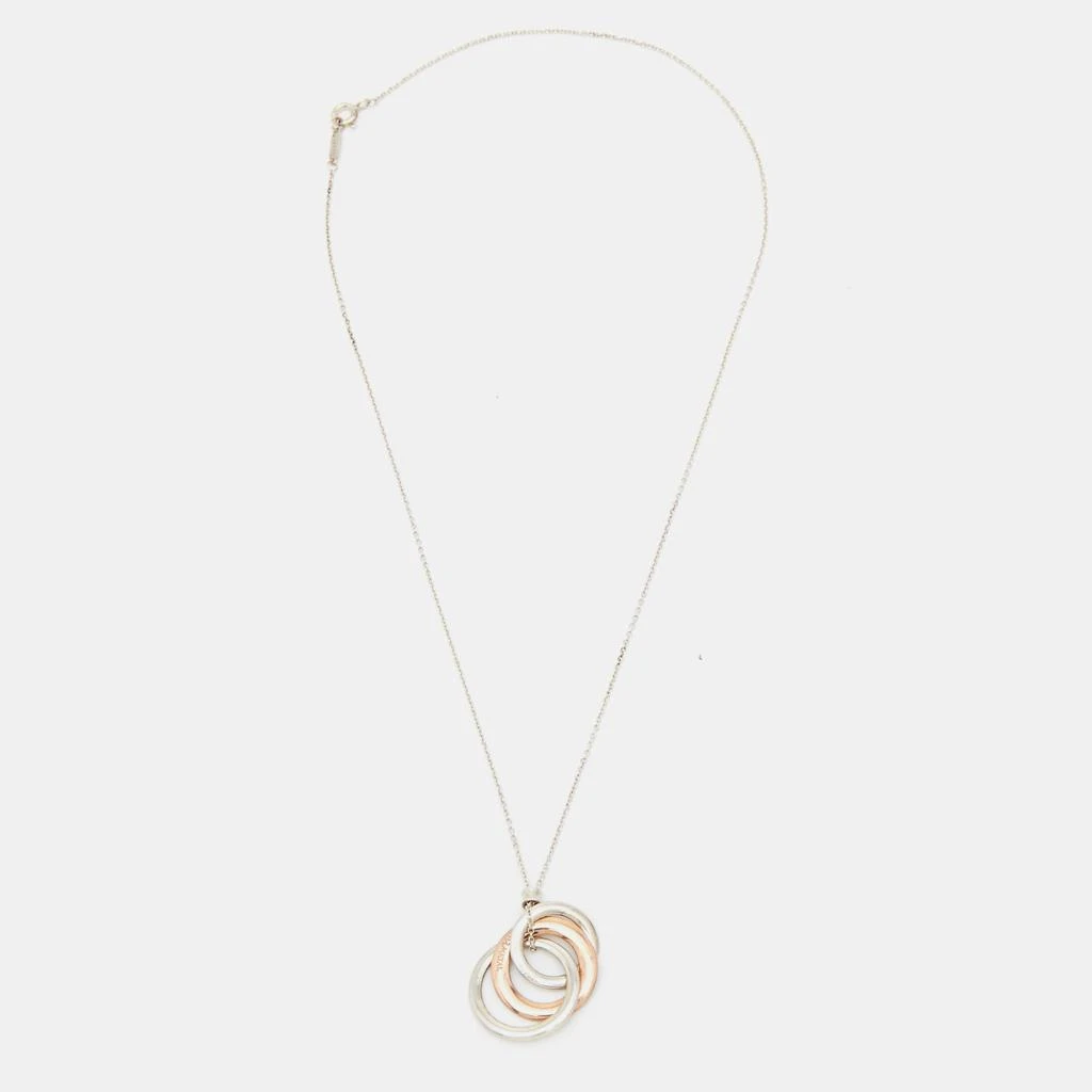 商品[二手商品] Tiffany & Co.|Tiffany & Co. 1837 Interlocking Circles Rubedo  Sterling Silver Pendant Necklace,价格¥2223,第2张图片详细描述