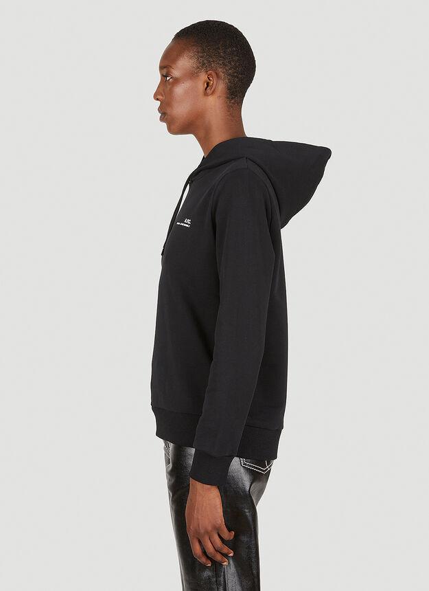 商品A.P.C.|Item Hooded Sweatshirt in Black,价格¥1553,第5张图片详细描述