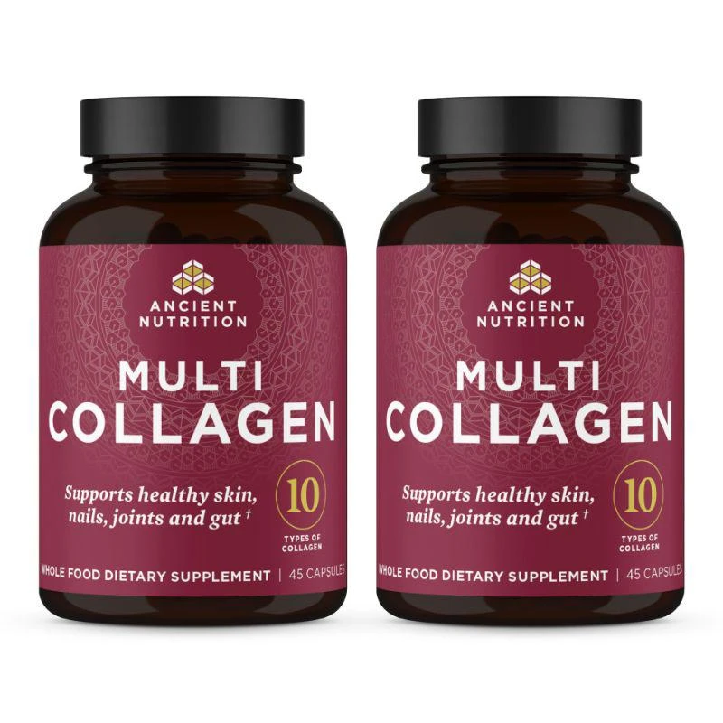 商品Ancient Nutrition|Multi Collagen Capsules (90 Capsules) - 2 Bottle Offer,价格¥759,第1张图片