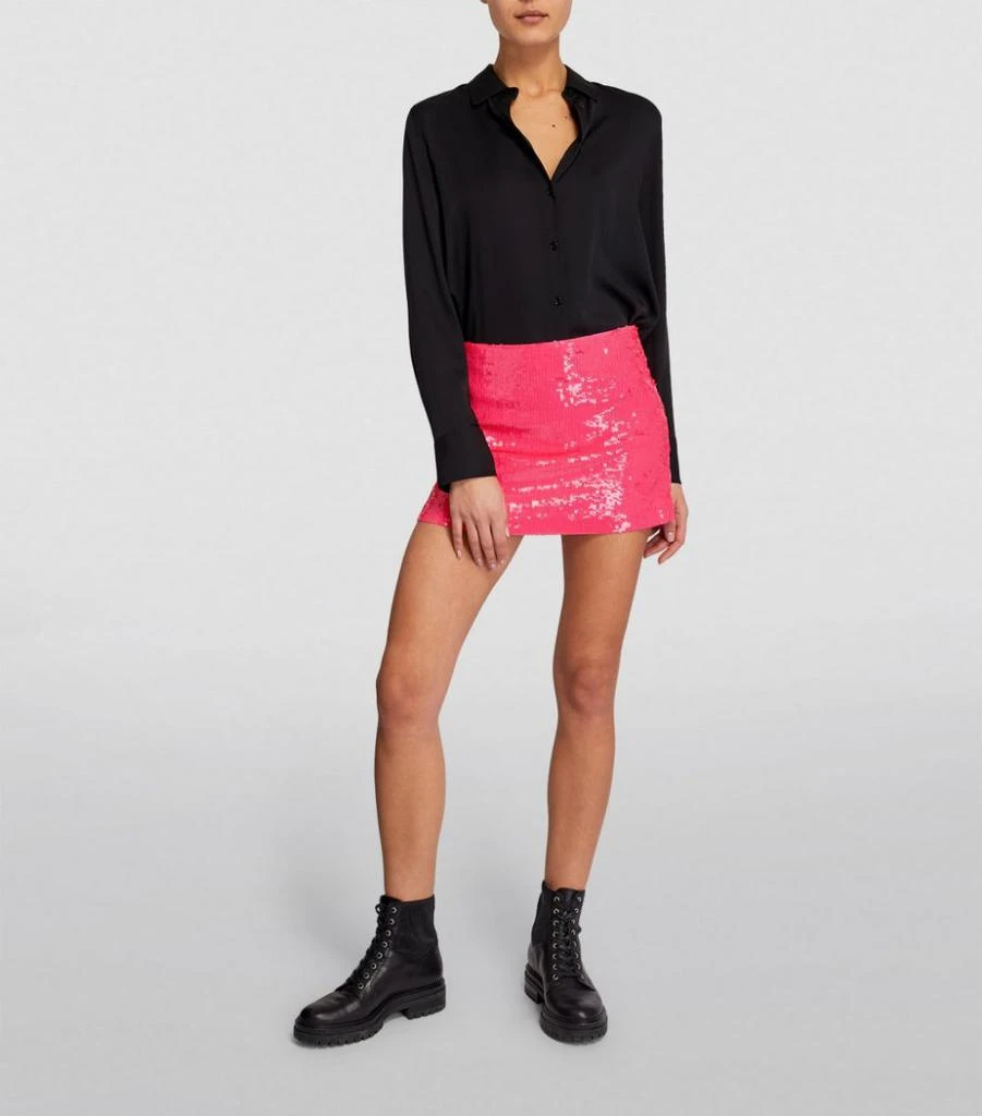 商品Alice + Olivia|Sequinned Rubi Mini Skirt,价格¥3687,第2张图片详细描述