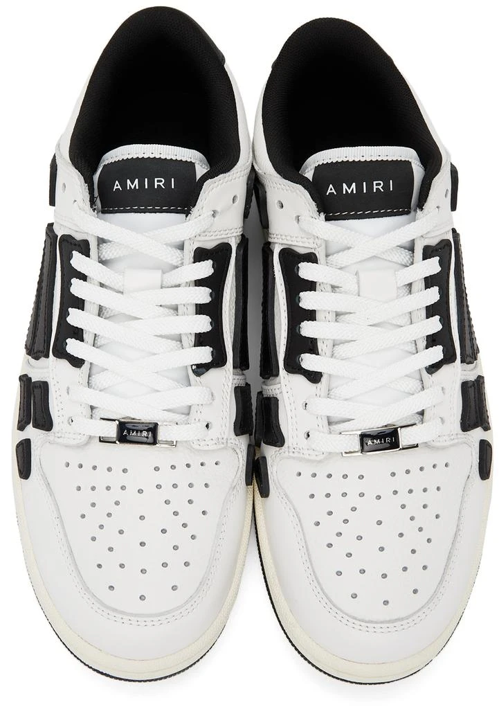 商品AMIRI|White & Black Skel Top Low Sneakers,价格¥4029,第5张图片详细描述