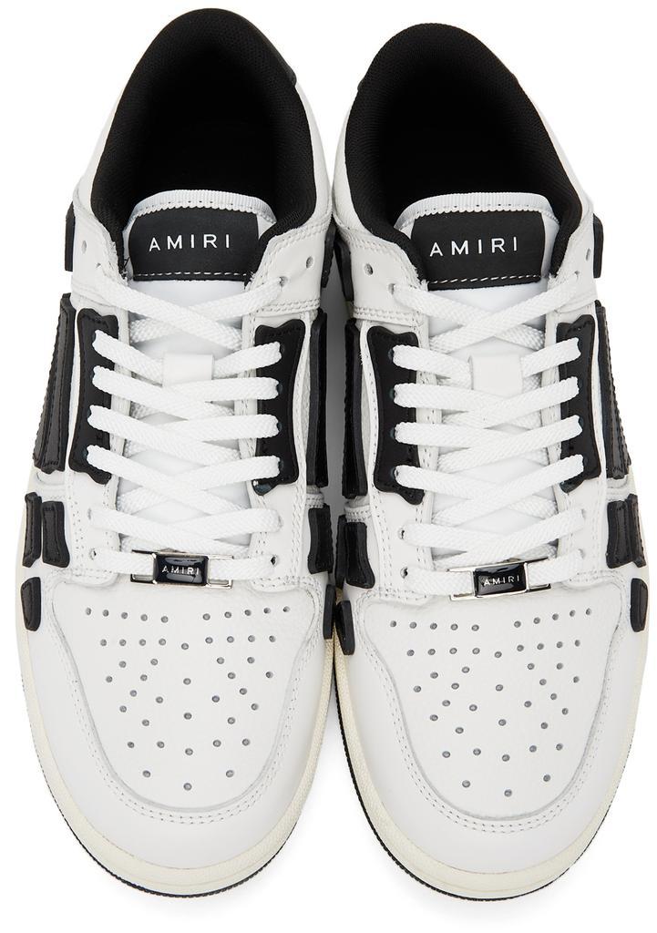 商品AMIRI|White & Black Skel Top Low Sneakers,价格¥3726,第7张图片详细描述