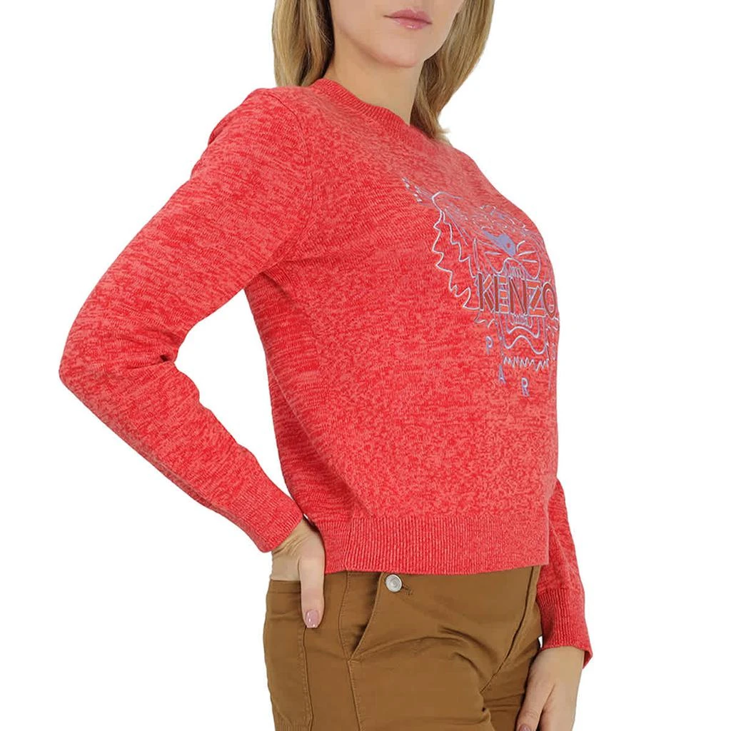 商品Kenzo|Kenzo Ladies Medium Red Marl-knit Tiger Crewneck Jumper, Size X-Small,价格¥883,第3张图片详细描述