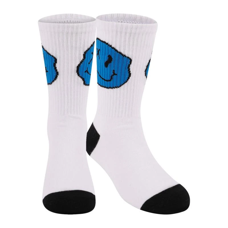 商品Band of Boys|Emoji print socks in white,价格¥190,第1张图片
