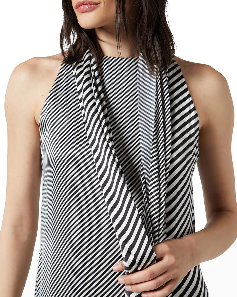 Lalasa Striped Sleeveless Dress商品第5张图片规格展示