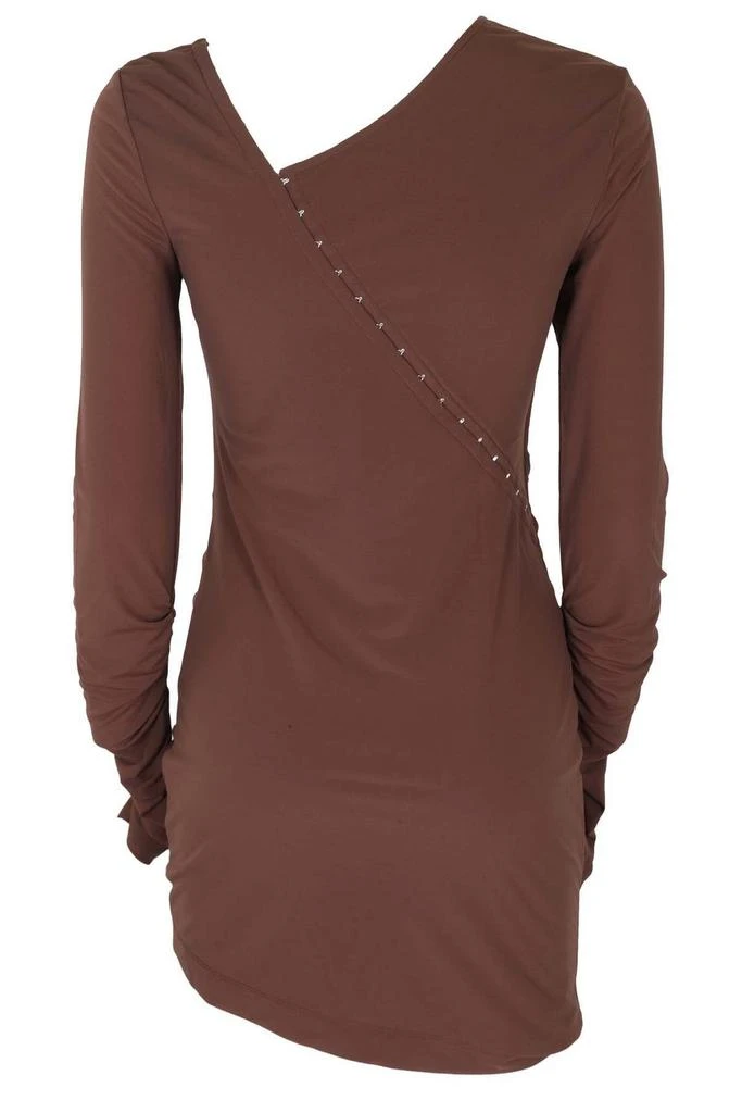 商品Helmut Lang|Helmut Lang Asymmetric Long-Sleeved Mini Dress,价格¥2071,第2张图片详细描述