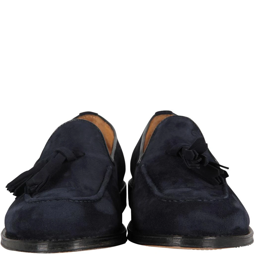 商品Gallucci|Gallucci Blue Mocassin With Tassels For Boy,价格¥1815,第2张图片详细描述