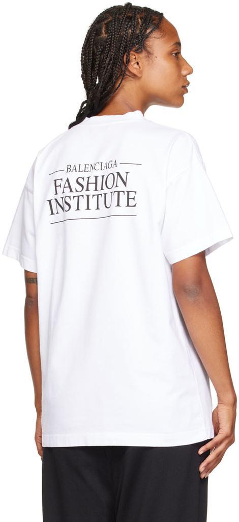 商品Balenciaga|白色印花 T 恤,价格¥4025,第5张图片详细描述