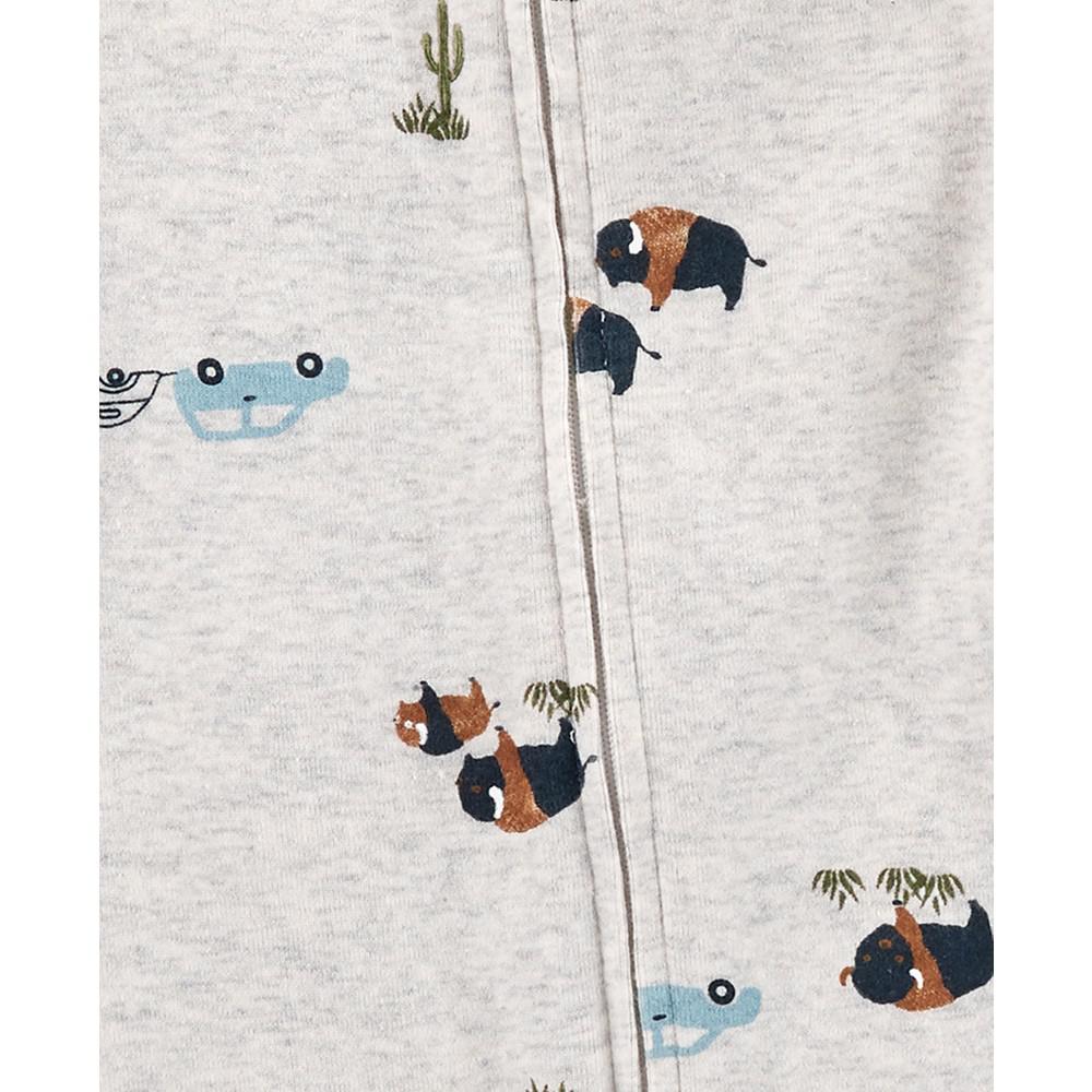 Baby Boys or Girls 2-Pack Printed Cotton Jumpsuits商品第2张图片规格展示