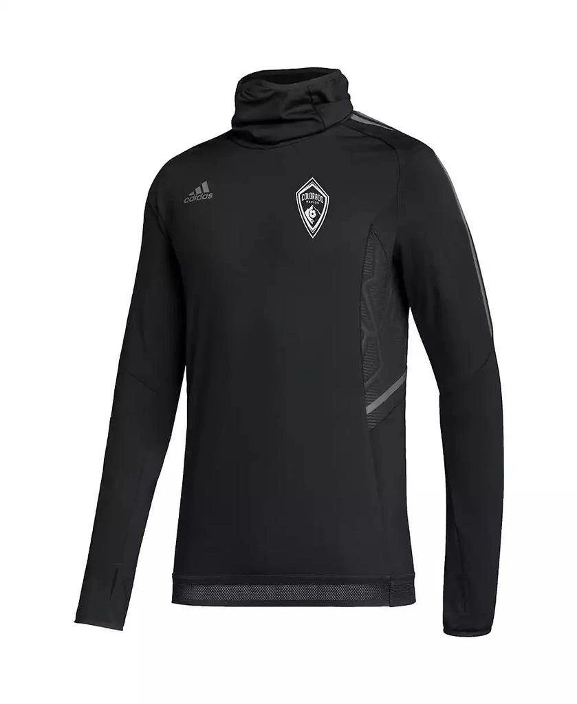 商品Adidas|Men's Black Colorado Rapids COLD.RDY Raglan Warmup Pullover Jacket,价格¥756,第2张图片详细描述