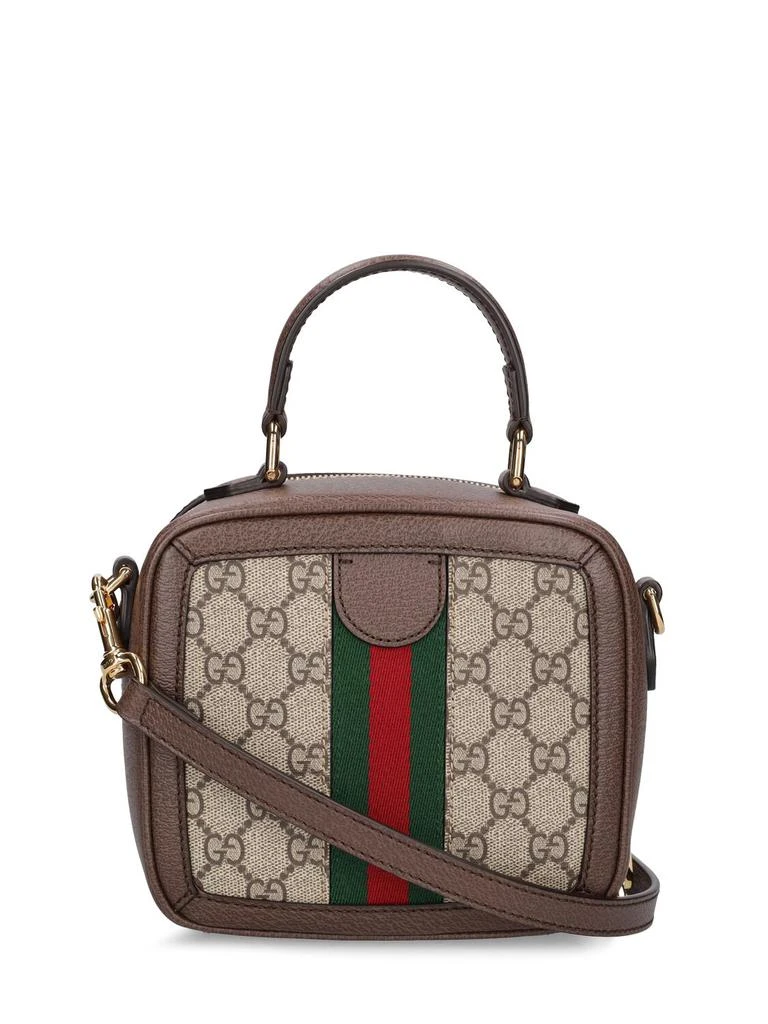 商品Gucci|Mini Ophidia Gg Canvas Top Handle Bag,价格¥14536,第5张图片详细描述