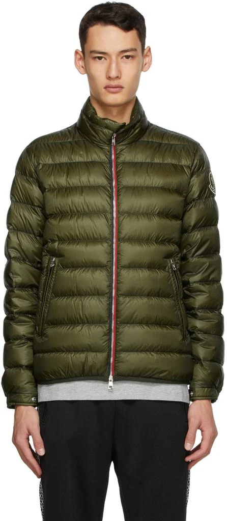 商品Moncler|2 Moncler 1952 Khaki Down Nylon Conrow Jacket,价格¥10643,第1张图片