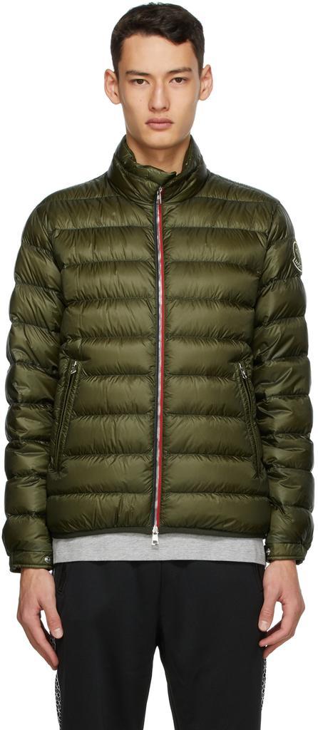 商品Moncler|2 Moncler 1952 Khaki Down Nylon Conrow Jacket,价格¥9446,第1张图片