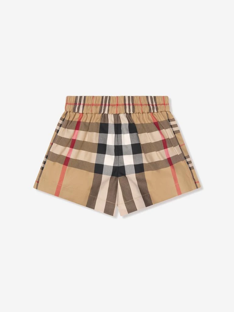 商品Burberry|Baby Girls Check Mini Carmela Shorts In Beige,价格¥1170,第1张图片
