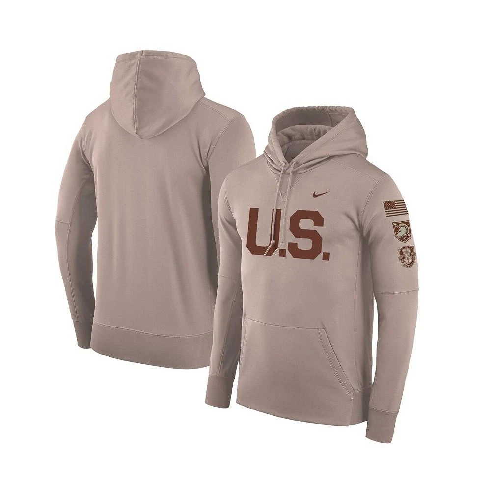 商品NIKE|Men's Oatmeal Army Black Knights Rivalry U.S. Therma Pullover Hoodie,价格¥421,第2张图片详细描述