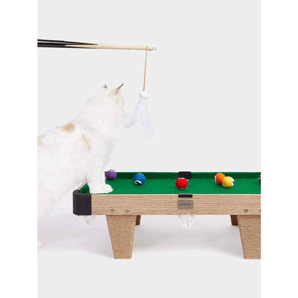 商品VETRESKA|Small Cat Tree Cat Tower - 3 in 1 Cat Toys with Scratching Post for Indoor Cats, Modern Cat Tree Mini Pool Table Activity Center, Cat Wand Toy & Cat Ball Toy to Play Chase Exercise,价格¥747,第3张图片详细描述