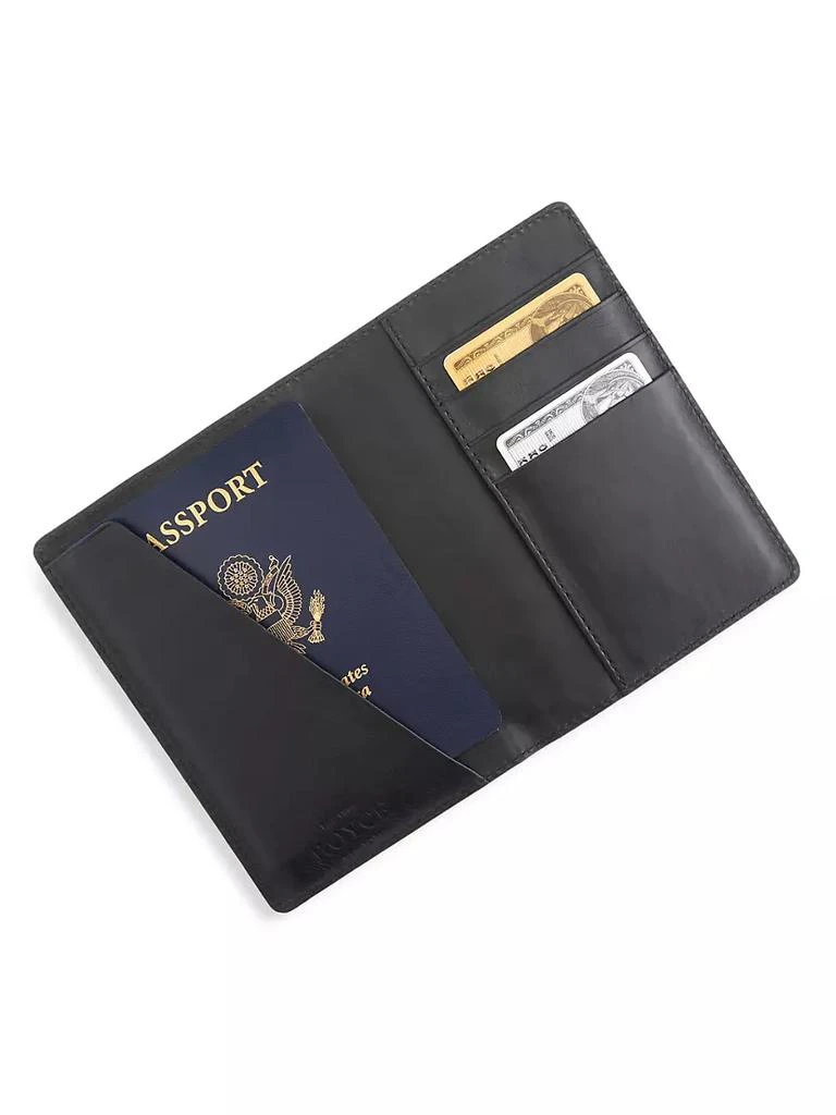商品ROYCE New York|Croc-Embossed Leather Passport Case,价格¥1269,第2张图片详细描述