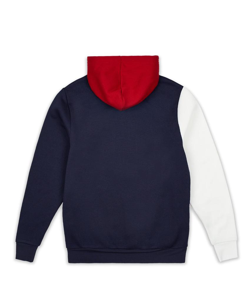 Lester Navy And Red Pouch Pocket Hoodie商品第3张图片规格展示