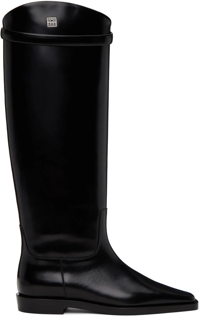 商品Totême|Black 'The Riding' Boots,价格¥9437,第1张图片