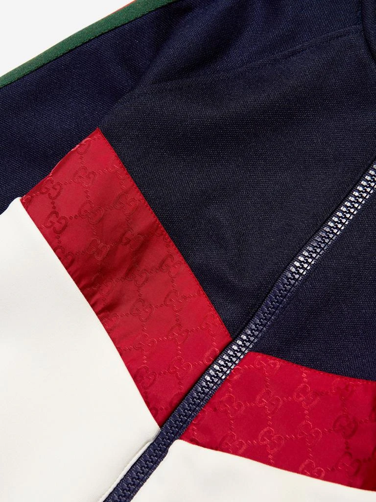 商品Gucci|Gucci Baby Boys Zip Up Top in Navy,价格¥2314,第3张图片详细描述