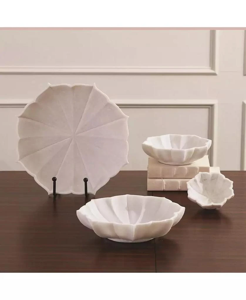 商品Global Views|Marble Petal Bowl Large,价格¥1947,第2张图片详细描述
