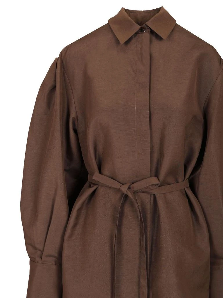 商品Max Mara|Shirt With Belt Shirts Brown,价格¥3188,第4张图片详细描述