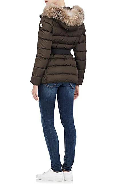 商品Moncler|Genette Fur-Trimmed Puffer羽绒服,价格¥12809,第4张图片详细描述