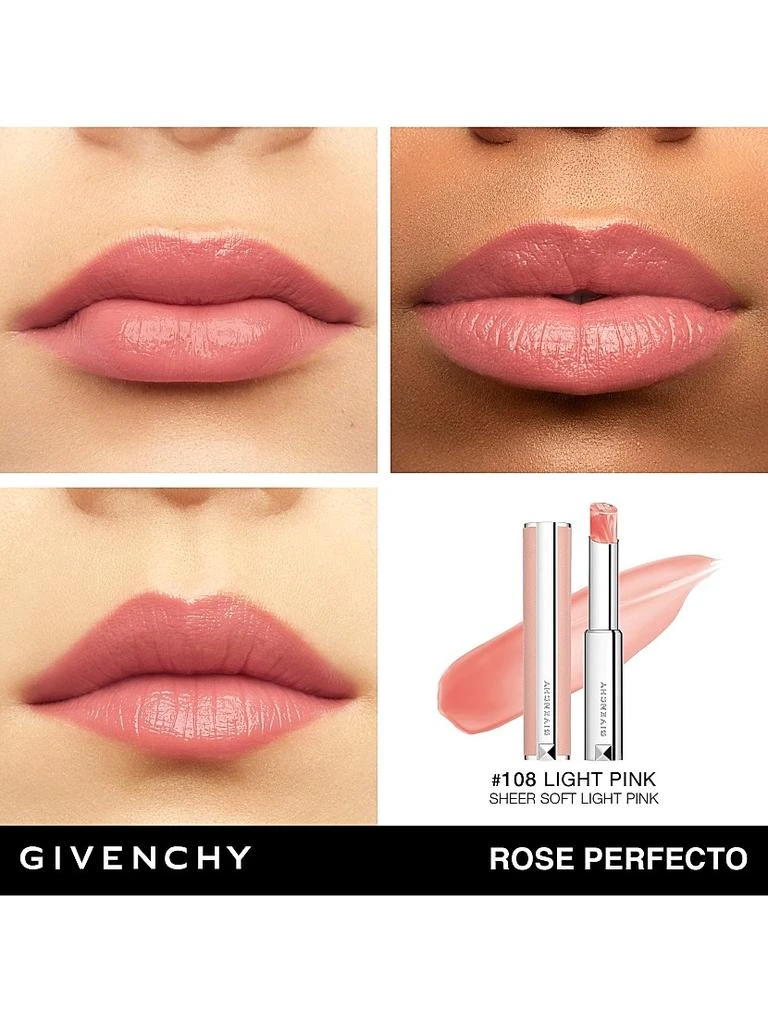 商品Givenchy|Rose Perfecto Plumping Lip Balm 24H Hydration,价格¥298,第2张图片详细描述
