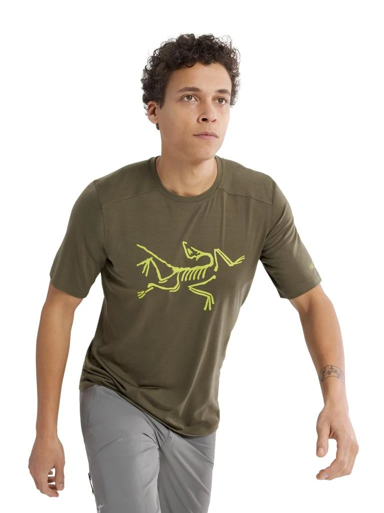 始祖鸟Ionia美利奴羊毛Logo短袖T恤男款 | 羊毛混纺T恤 商品