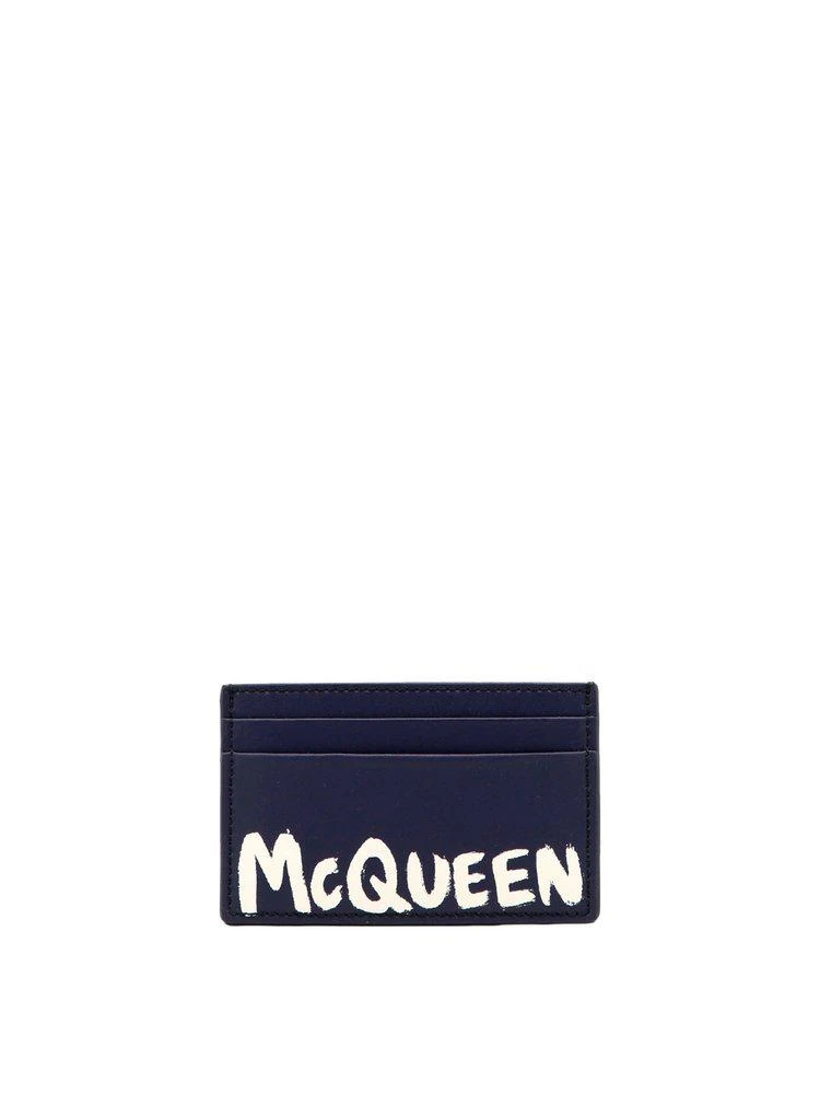 商品Alexander McQueen|Alexander McQueen Graffiti Card Holder,价格¥900,第1张图片