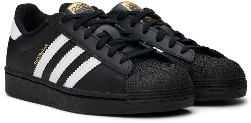 商品Adidas|Kids Black Superstar Sneakers,价格¥383,第4张图片详细描述