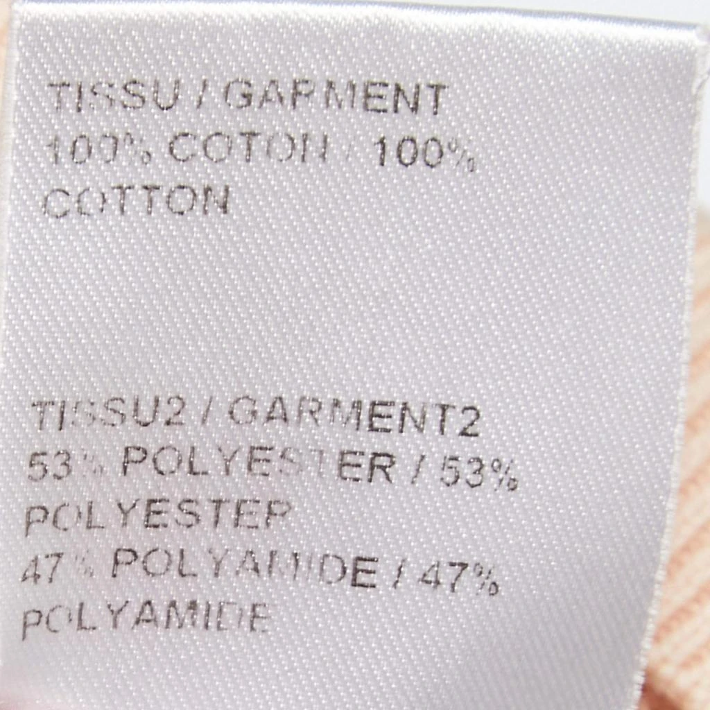 Chloe Beige Cotton Knit Floral Sleeve Detail Top XS 商品