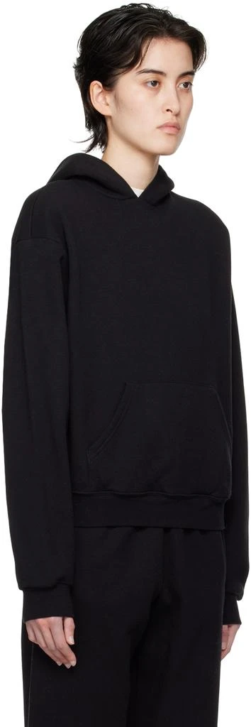 商品SKIMS|Black Cotton Fleece Classic Hoodie,价格¥552,第2张图片详细描述