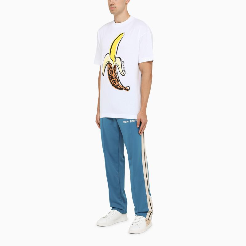White t-shirt with a Banana print商品第6张图片规格展示
