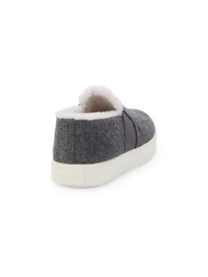 商品Vince|Blair Shearling Lined & Trim Slip-On Sneakers,价格¥394,第3张图片详细描述