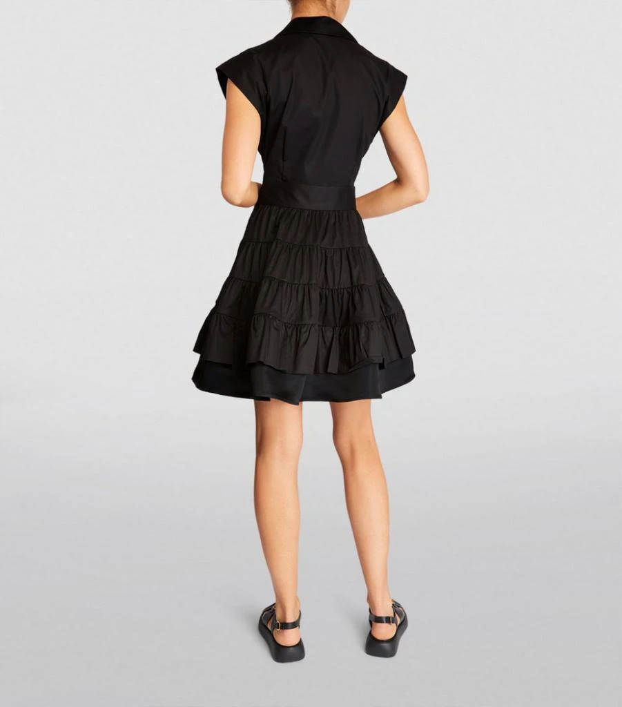 商品Sandro|Cotton Ruffled Mini Dress,价格¥1662,第3张图片详细描述