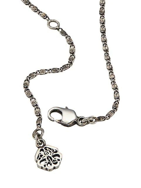商品Alexander McQueen|Silvertone, 30MM Baroque Pearl, & Crystal Pendant Necklace,价格¥1656,第3张图片详细描述