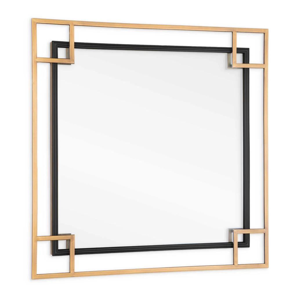 商品Gild Design House|Mavis 22 Square Metal Wall Mirror,价格¥729,第1张图片