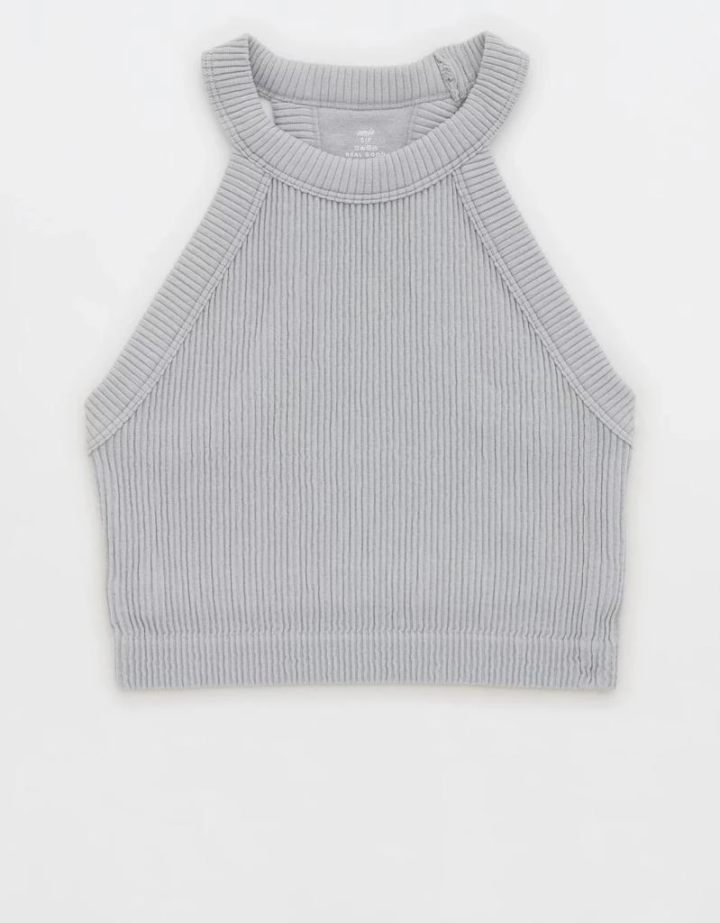 商品Aerie|Superchill Seamless High Neck Bra Top,价格¥76,第3张图片详细描述