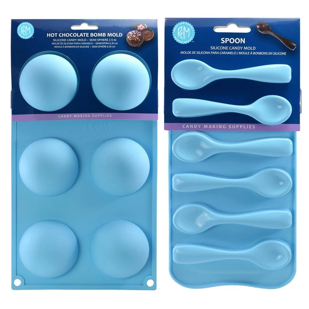 商品R&M International|Silicone Chocolate Spoon & Hot Cocoa Bomb Mold Set,价格¥199,第1张图片